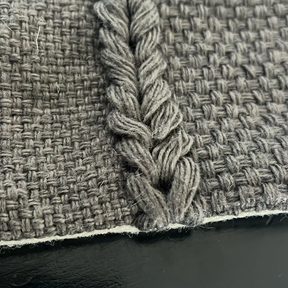 Pottery Barn Gray Knit Pillow Cover